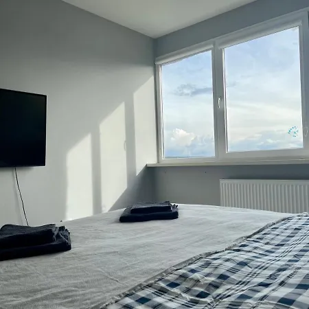 Ferienwohnung Panoramic View And Free Parking Wilna Exterior foto
